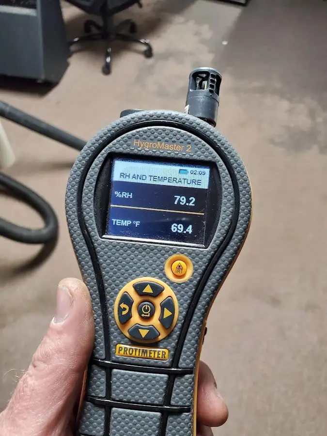 Moisture meter humidity assessment for Fire & Smoke Damage Restoration in Huntington
